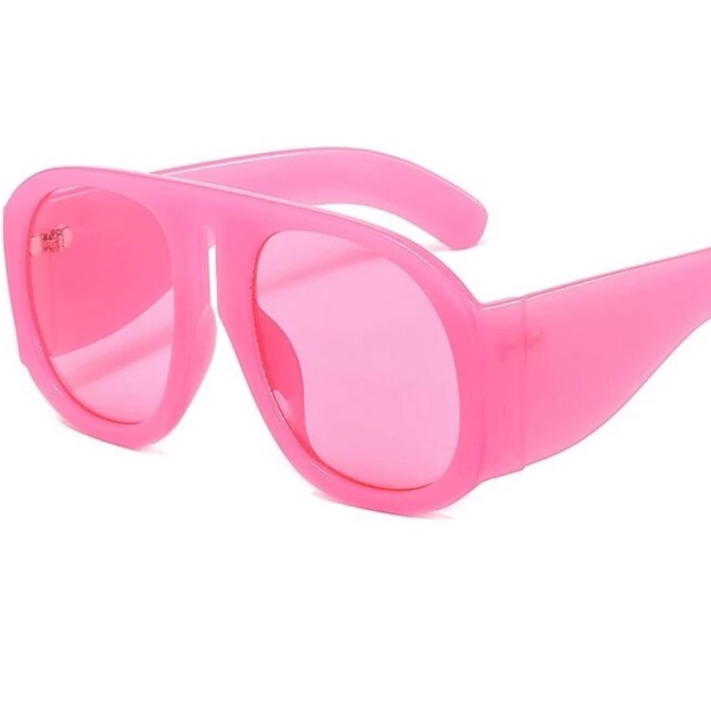 Retro Trendy Aviator Sunglasses Oversized Vintage Sunglasses